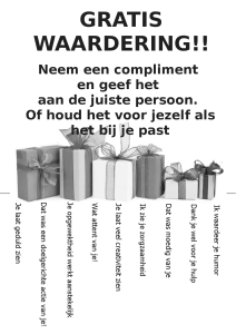 gratis compliment